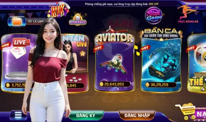 Đăng nhập Rikvip trên phiên bản web thế nào?